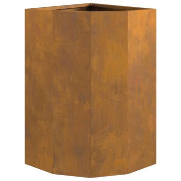vidaXL Γωνιακό Ροδόδεντρο Σκ rusty 30 x 30 x 50 cm