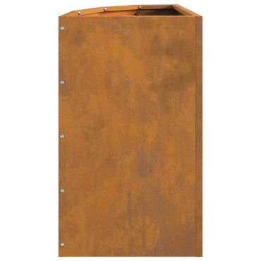 vidaXL Γωνιακό Ροδόδεντρο Σκ rusty 30 x 30 x 50 cm