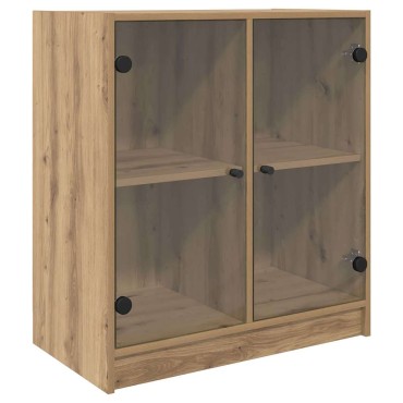 vidaXL Βοηθητικό ντουλάπι Artisan Oak 68x37x75,5 εκ 1 τεμ.