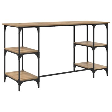 vidaXL Γραφείο Artisan Oak Επεξεργασμένο Ξύλο 140x50x75cm 1 τεμ.