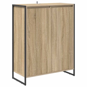 vidaXL Ντουλάπα Παπουτσιών Σονόμα 79x36x100cm Επεξεργασμένο Ξύλο 1 τεμ.
