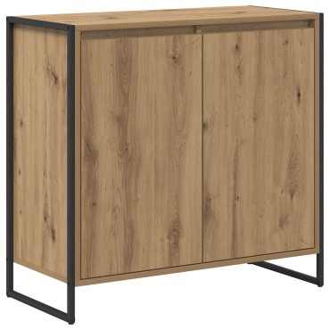 vidaXL Βοηθητικό ντουλάπι Artisan Δρυς 79x36x75 εκ 1 τεμ.