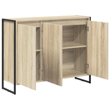 vidaXL Βοηθητικό ντουλάπι Sonoma Δρυς 96,5x30x75 εκ 1 τεμ.