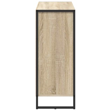 vidaXL Βοηθητικό ντουλάπι Sonoma Δρυς 96,5x30x75 εκ 1 τεμ.