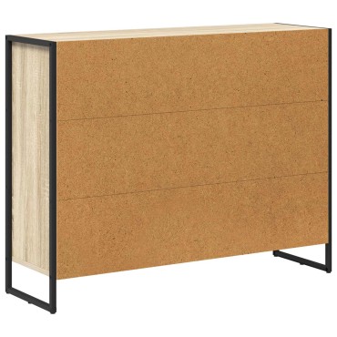 vidaXL Βοηθητικό ντουλάπι Sonoma Δρυς 96,5x30x75 εκ 1 τεμ.