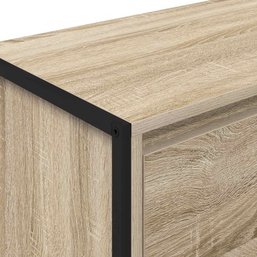 vidaXL Βοηθητικό ντουλάπι Sonoma Δρυς 96,5x30x75 εκ 1 τεμ.