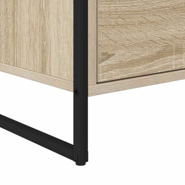 vidaXL Βοηθητικό ντουλάπι Sonoma Δρυς 96,5x30x75 εκ 1 τεμ.