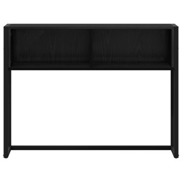vidaXL End Table Μαύρη Οξυά 100x36x75cm Επεξεργασμένο Ξύλο