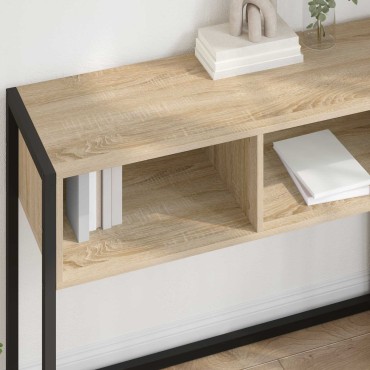 vidaXL End Table Sonoma Δρυς 100x36x75cm Επεξεργασμένο Ξύλο