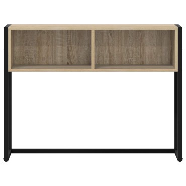 vidaXL End Table Sonoma Δρυς 100x36x75cm Επεξεργασμένο Ξύλο