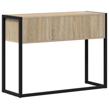 vidaXL End Table Sonoma Δρυς 100x36x75cm Επεξεργασμένο Ξύλο