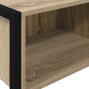 vidaXL End Table Sonoma Δρυς 100x36x75cm Επεξεργασμένο Ξύλο
