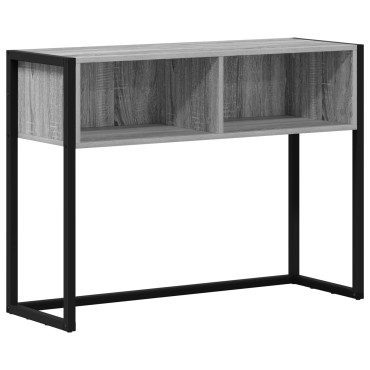 vidaXL End Table Γκρι Sonoma 100x36x75cm Επεξεργασμένο Ξύλο