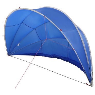 vidaXL Θόλος πισίνας 500 x 500 x 236 εκ. Θαλασσί