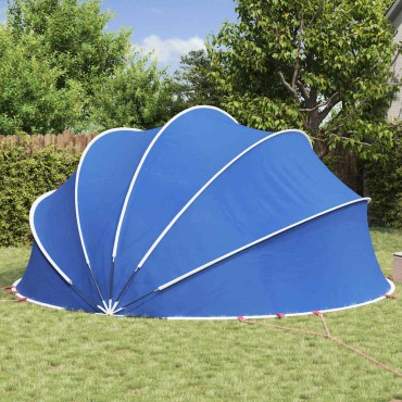 vidaXL Θόλος πισίνας 500 x 500 x 236 εκ. Θαλασσί