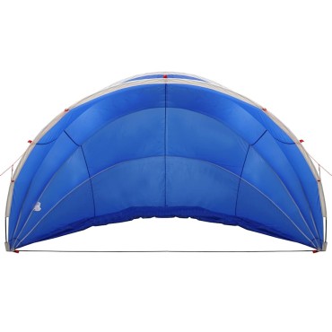 vidaXL Θόλος πισίνας 500 x 500 x 236 εκ. Θαλασσί