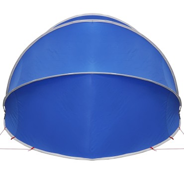 vidaXL Θόλος πισίνας 500 x 500 x 236 εκ. Θαλασσί