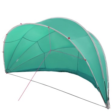 vidaXL Θόλος πισίνας 546 x 516 x 250 εκ. Αζούρ Μπλε