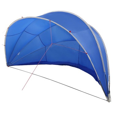 vidaXL Θόλος πισίνας 546 x 516 x 250 εκ. Θαλασσί