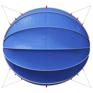 vidaXL Θόλος πισίνας 546 x 516 x 250 εκ. Θαλασσί