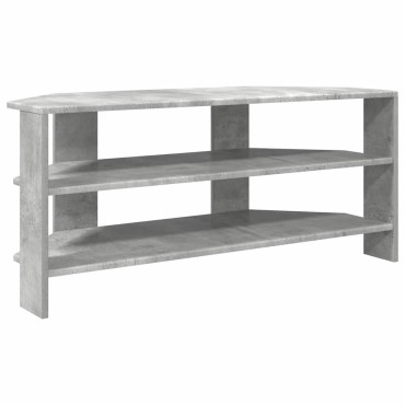 vidaXL ΓωνιακήΒάσηΤηλεόρασης 102x40,5x45cm Σκυρόδεμα Γκρι