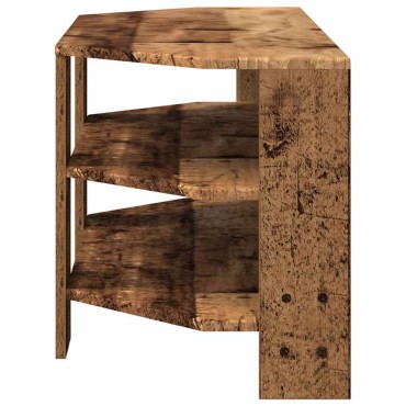 vidaXL ΓωνιακήΒάσηΤηλεόρασης 102x40,5x45cm Παλιό Ξύλο
