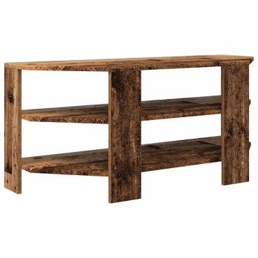 vidaXL ΓωνιακήΒάσηΤηλεόρασης 102x40,5x45cm Παλιό Ξύλο