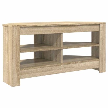 vidaXL ΓωνιακήΒάσηΤηλεόρασης 102x40,5x45cm Δρύς Sonoma