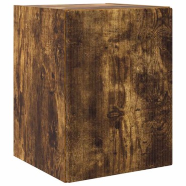 vidaXL Ντουλάπι Τηλεόρασης Τοίχου 30x31x40cm Καπνιστό Δρύς