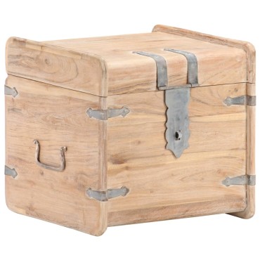 vidaXL Μπαούλο 40x40x40cm από Μασίφ Ξύλο Ακακίας 1 τεμ.