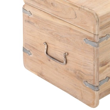 vidaXL Μπαούλο 40x40x40cm από Μασίφ Ξύλο Ακακίας 1 τεμ.