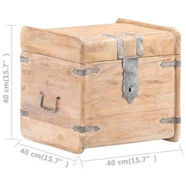 vidaXL Μπαούλο 40x40x40cm από Μασίφ Ξύλο Ακακίας 1 τεμ.