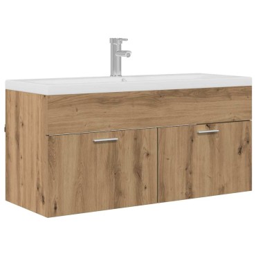 vidaXL Ντουλάπι Μπάνιου Artisan Oak 100x38,5x46cm
