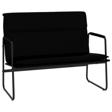 vidaXL Πάγκος Μαύρος 100x64x80cm από Συνθετικό Δέρμα 1 τεμ.