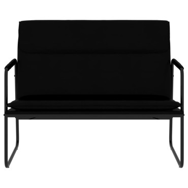 vidaXL Πάγκος Μαύρος 100x64x80cm από Συνθετικό Δέρμα 1 τεμ.