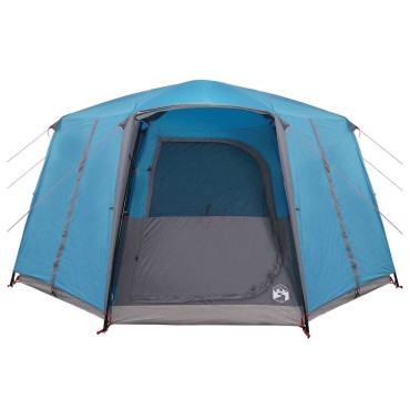 vidaXL Καμπίνα Τέντα 6-Ατόμων με στέγη Μπλε 425 x 396 x 222 εκ