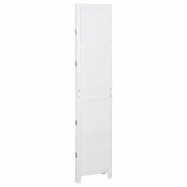 vidaXL Ρομδιβίδερ Πάνελ Λευκό 106x165cm MDF