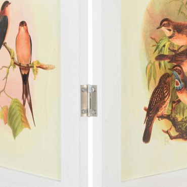 vidaXL Ρομδιβίδερ Πάνελ Λευκό 212x165cm MDF