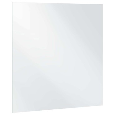 vidaXL Καθρέφτης τοίχου τετράγωνο 50 x 50 cm σκληρυμένο γυαλί