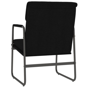 vidaXL Πολυθρόνα Μαύρο 55x64x80cm Υφασμάτινη 1 τεμ.