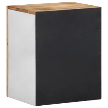 vidaXL κρεμαστό ντουλάπι μπάνιου 38x33,5x48cm μασίφ ξύλο Mango