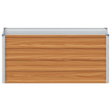vidaXL Υπερυψωμένη Ζαρντινιέρα Ανοιχτό καφέ 100 x 40 x 45 cm