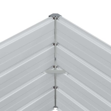 vidaXL Υπερυψωμένη Ζαρντινιέρα Ανοιχτό καφέ 240 x 40 x 45 cm