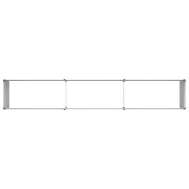 vidaXL Υπερυψωμένη Ζαρντινιέρα Ανοιχτό καφέ 240 x 40 x 77 cm