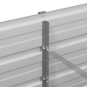 vidaXL Υπερυψωμένη Ζαρντινιέρα Ανοιχτό καφέ 240 x 40 x 77 cm