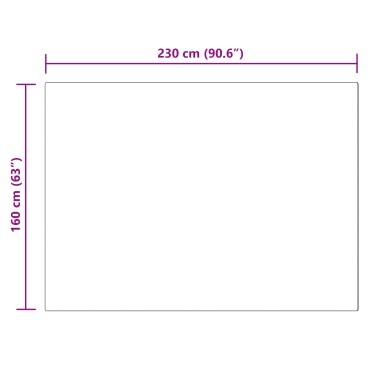 vidaXL Χαλί από τεχνητό πρόβειο δέρμα TAFALLA Μπεζ 160x230cm