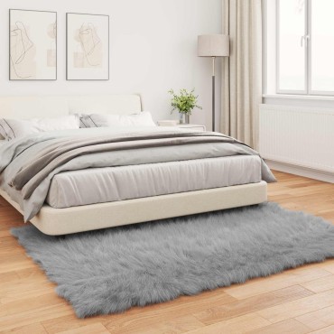 vidaXL Χαλί από τεχνητό πρόβειο δέρμα TAFALLA Γκρι 160x230cm
