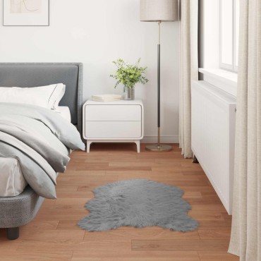vidaXL Χαλί από τεχνητό πρόβειο δέρμα TAFALLA Γκρι 50x80cm