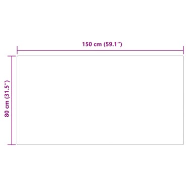 vidaXL Χαλί από τεχνητό πρόβειο δέρμα TAFALLA Ροζ 80x150cm