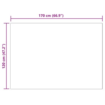 vidaXL Χαλί από τεχνητό πρόβειο δέρμα TAFALLA Ροζ 120x170cm